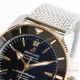 GF Swiss Replica Breitling Superocean Heritage II Rose Gold & Black Mesh Strap (3)_th.jpg